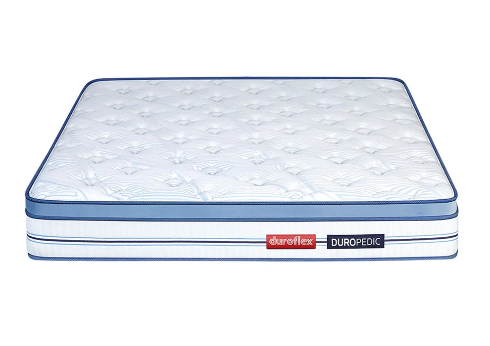 Duroflex Posture Perfect - Doctor Recommended |5 Zone Dual Density Orthopedic Support layer |Heat Away Technology | 8 Inch Double Size| 3 Zone Pocket Spring Mattress with Euro Top