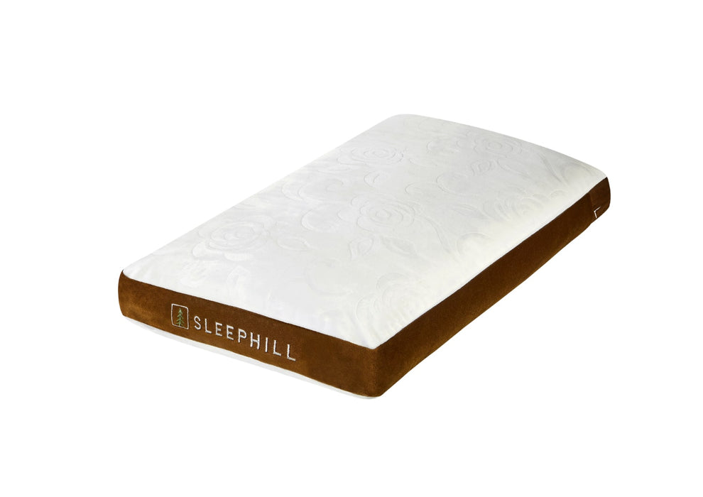 Sleephill - Original Organic Latex Orthopedic Pillow with Removable Zipper Cover