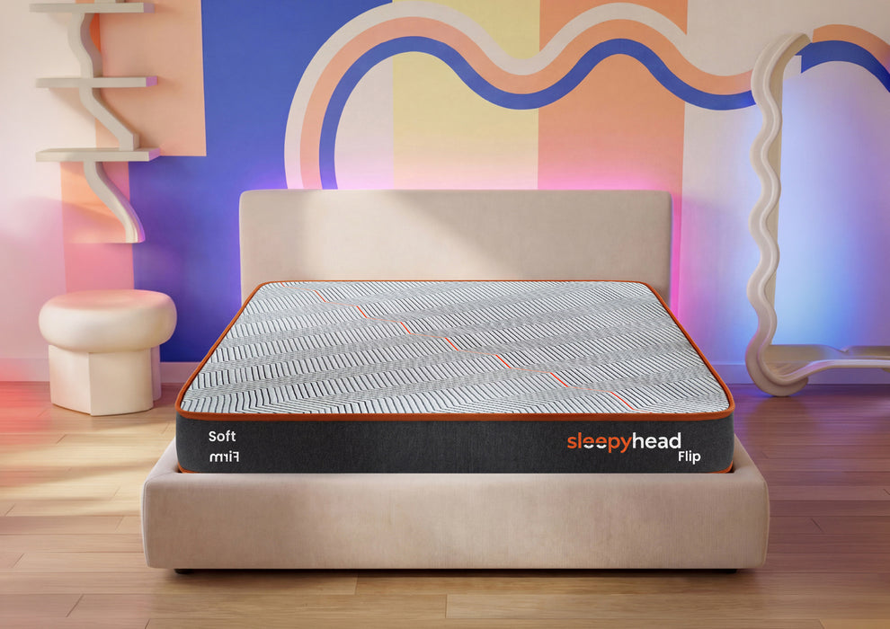 Sleepyhead Flip - Dual Sided King Sized High Density Foam Mattress with Firm & Soft Sides