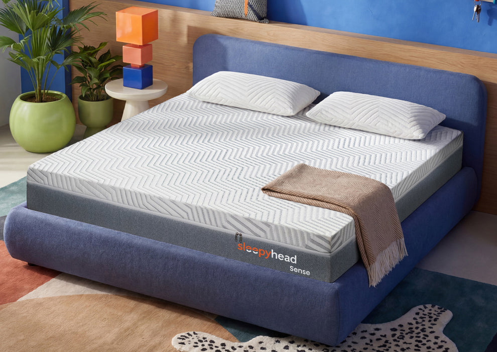 Sleepyhead Sense - BodyIQ Orthopedic Memory Foam Double Sized Mattress with Cooling Tech