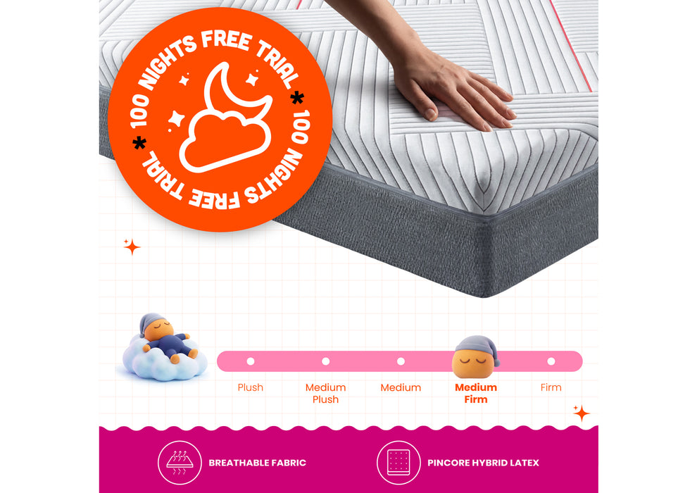Sleepyhead Laxe - Pincore Latex Foam Double Sized Mattress