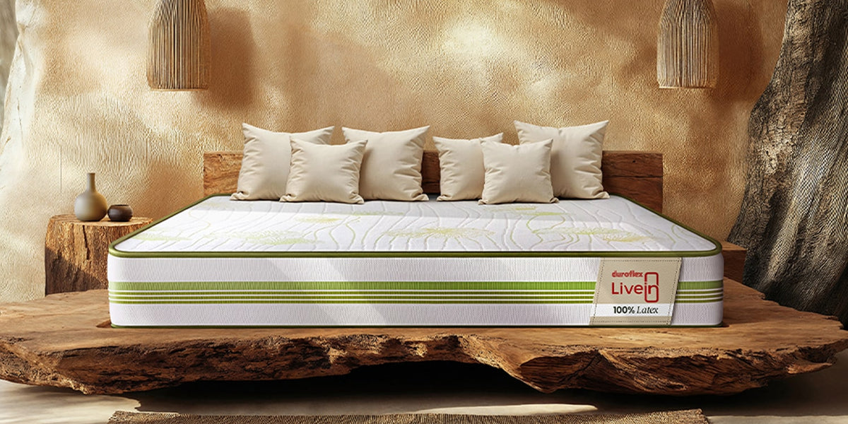 Duroflex LiveIn 100% Latex Double Size Mattress