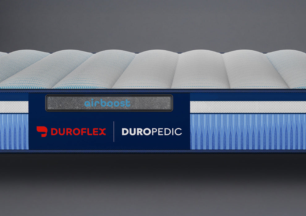 Duroflex Duropedic Airboost 3.6 Double Size Mattress |3X Breathable |30% Deeper Sleep |Firm Orthopedic Mattress with Neo Latex Plush Top |NHA Approved |7 Years Warranty