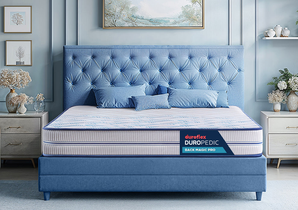 Duroflex Back Magic Pro - Doctor Recommended |5 Zone Dual Density Orthopedic Support layer | 6 Inch Queen Size High Density Bonded Foam Mattress
