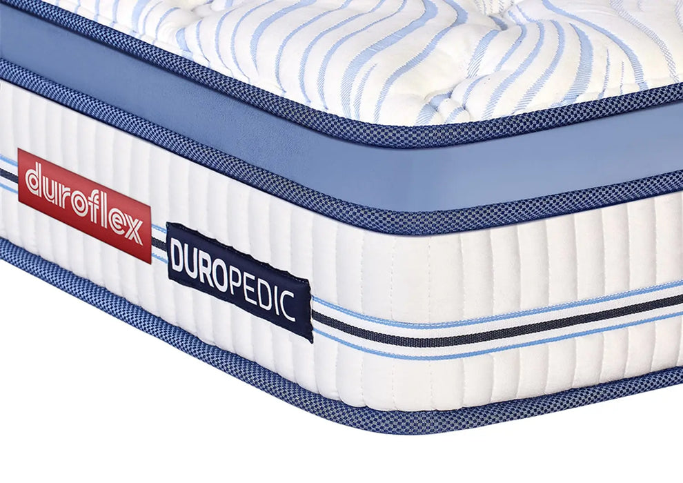 Duroflex Balance Plus -Doctor Recommended  | 5 Zone Dual Density Orthopedic Support layer |8 Inch Double Size, Euro Top Memory Foam Mattress