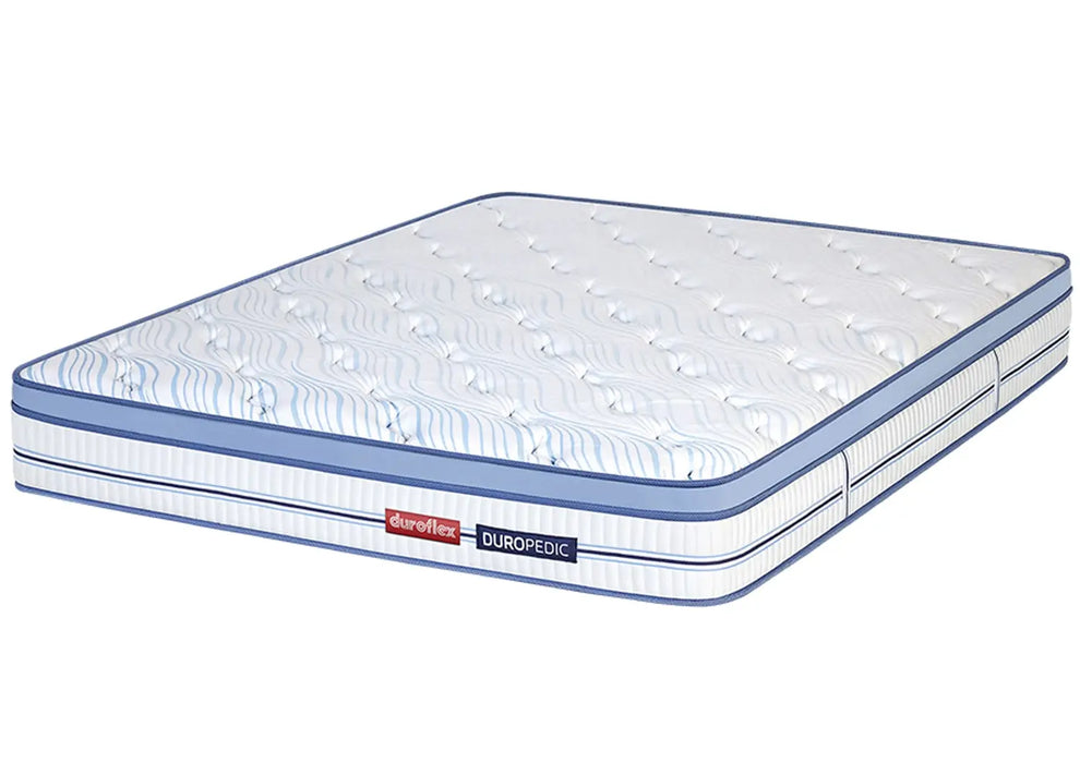 Duroflex Balance Plus -Doctor Recommended  | 5 Zone Dual Density Orthopedic Support layer |8 Inch King Size, Euro Top Memory Foam Mattress