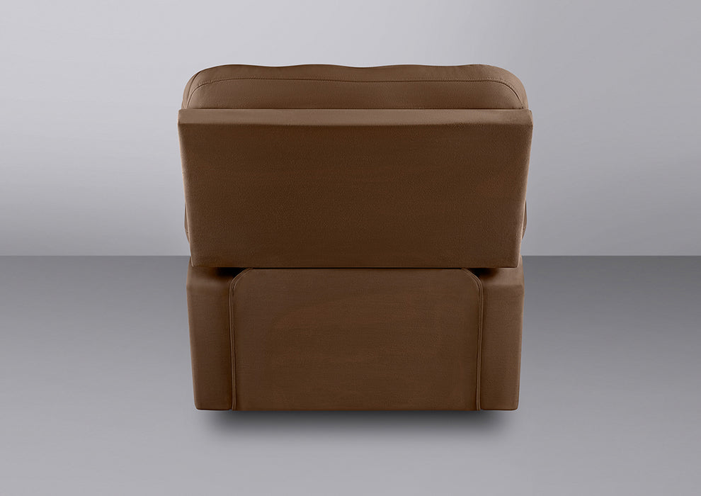 Sleepyhead RX5 - Single Seater Fabric Manual Recliner with Durable Spring Support | Cocoa Brown