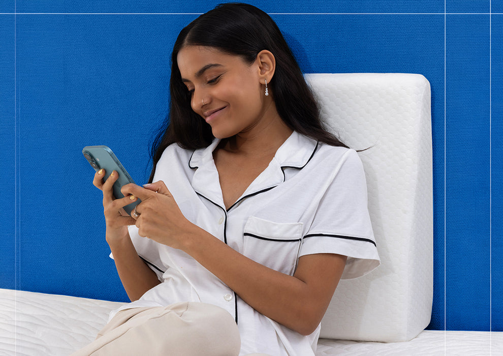 Duroflex Core Align Wedge Orthopedic Pillow | (18 x 7 Inch, White)
