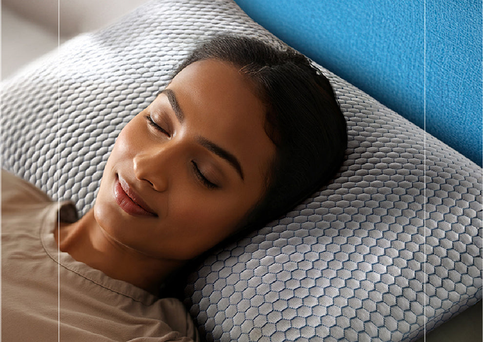 Duroflex Core Balance Orthopedic Memory Foam Pillow, 4 Inch Height | (24 x 16 Inch, White)