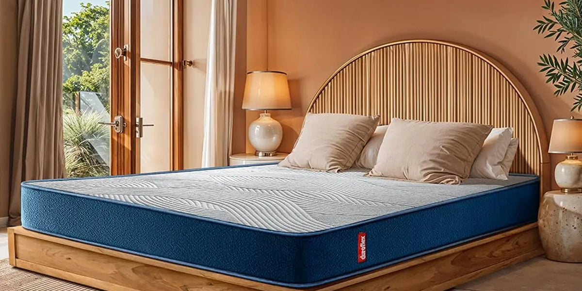 Duroflex LiveIn Duropedic Orthopedic Certified Queen Size Memory Foam  Mattress