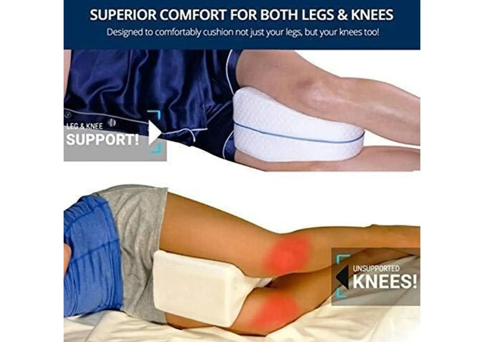 Knee Pillow for Side Sleep/Back Pain/Leg Pain/Pregnancy/Knee Support