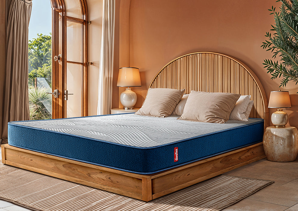 Duroflex LiveIn Duropedic - Orthopedic Certified Queen Size Memory Foam Mattress