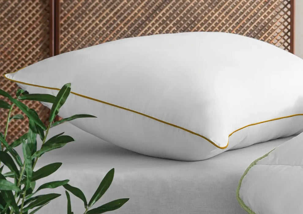 Sleepsia Microfiber Large Fluffy Ultra Soft Hotel Pillows for Sleeping, Comfortable Down Alternative  Machine Washable Pillow (17" X 27")
