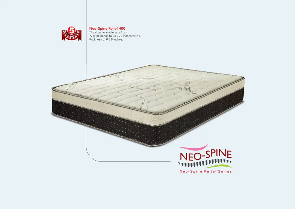 RUBCO NEO-SPINE Relief 400 Memory Foam Double Size Mattress