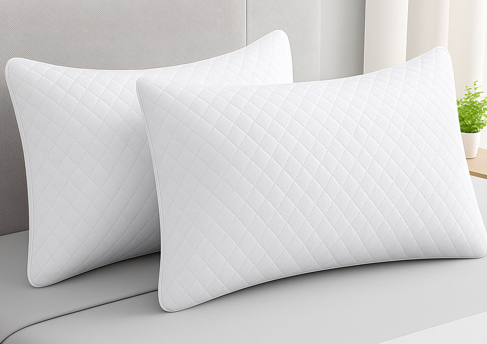 Comfortable Microfiber Cloud Pillow from YORA HomeStyle (Set of 2)