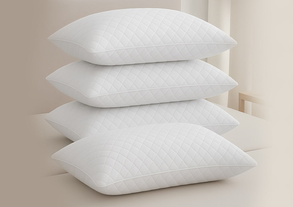 Comfortable Microfiber Cloud Pillow from YORA HomeStyle (Set of 4)