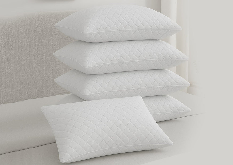 Comfortable Microfiber Cloud Pillow from YORA HomeStyle (Set of 5)
