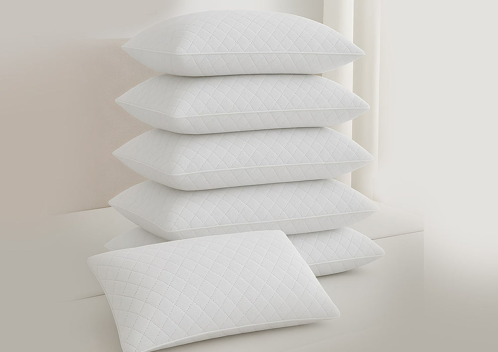 Comfortable Microfiber Cloud Pillow from YORA HomeStyle (Set of 6)