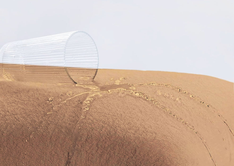 FlexiFit Standard Size Waterproof Pillow Protector with Hidden Zipper | Beige ( Set of 2) from YORA HomeStyle