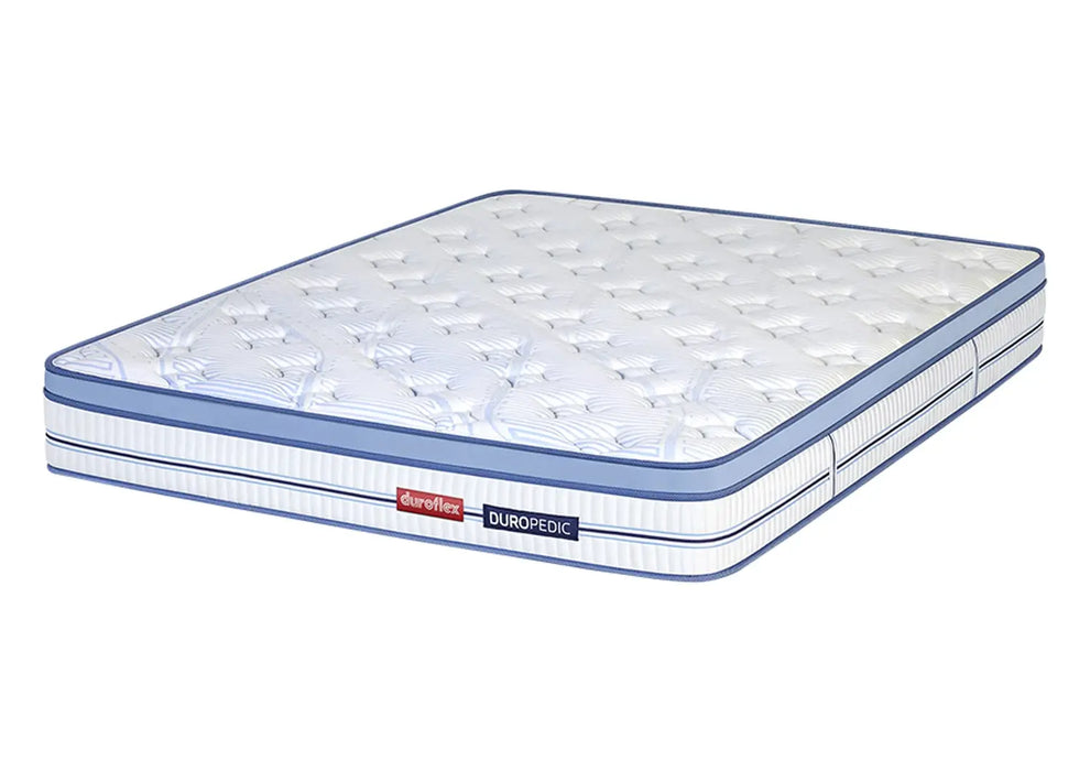 Duroflex Posture Perfect - Doctor Recommended |5 Zone Dual Density Orthopedic Support layer |Heat Away Technology | 8 Inch Double Size| 3 Zone Pocket Spring Mattress with Euro Top