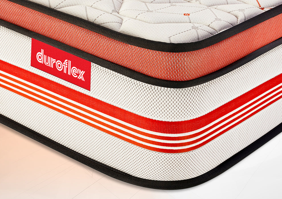 Duroflex Propel Plus - King Size 8 Inch Pocket Spring Euro Top Mattress