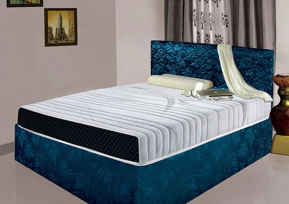 Latex foam double online bed mattress price