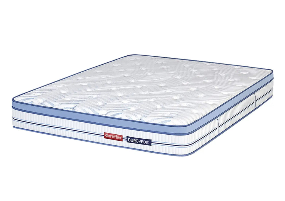 Duroflex Strength Plus - Doctor Recommended | 5 Zone Dual Density Orthopedic Support layer |High Density Coir |8 Inch King Size Memory Foam Euro-top Mattress