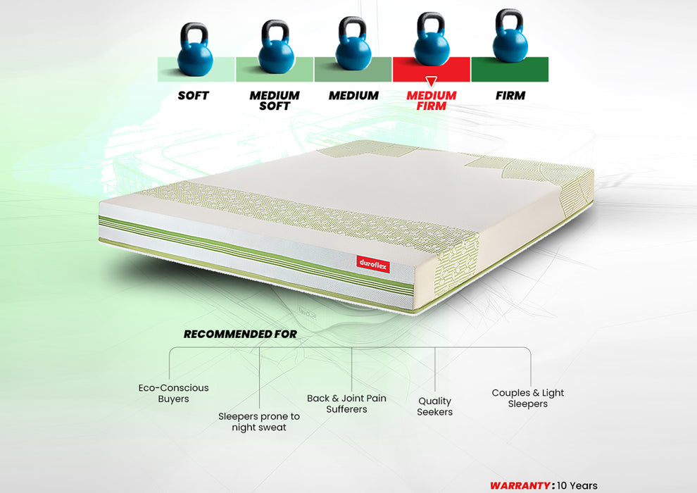 Duroflex Tatva - 6 Inch Single Size Latex Mattress
