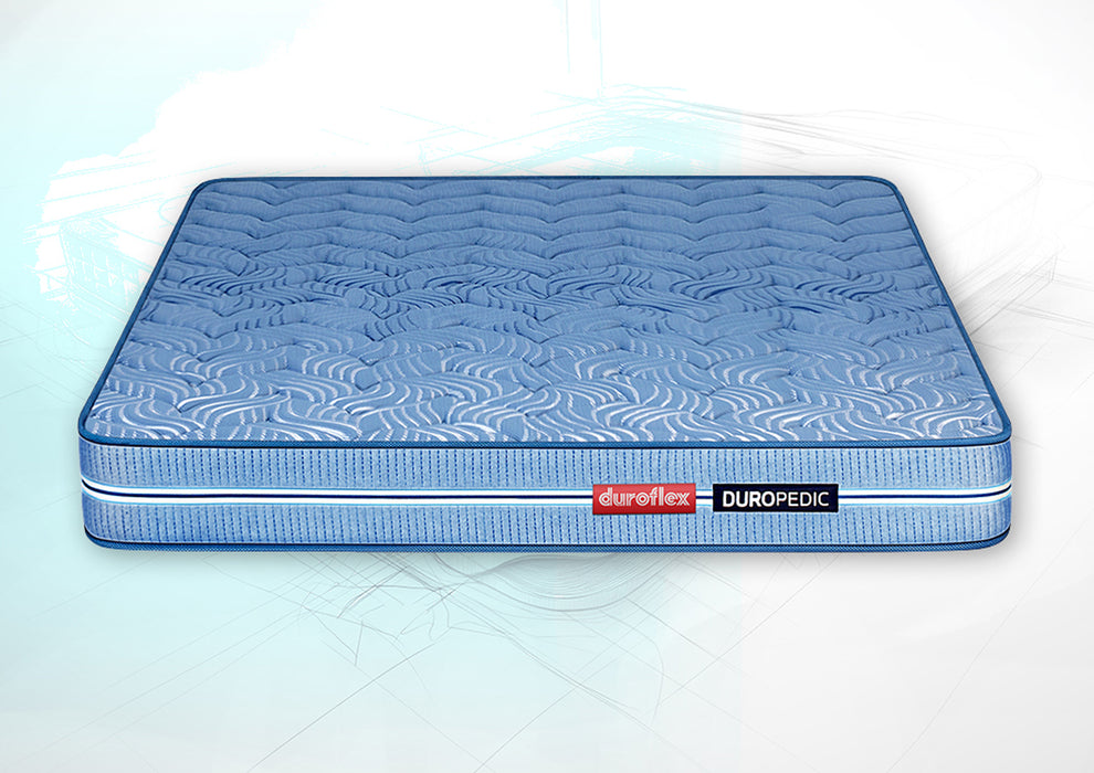 Duroflex Up Right - Duropedic with Doctor Recommended |5 Zone Dual Density Orthopedic Support layer |5 Inch Single Size PU Bonded Foam Mattress