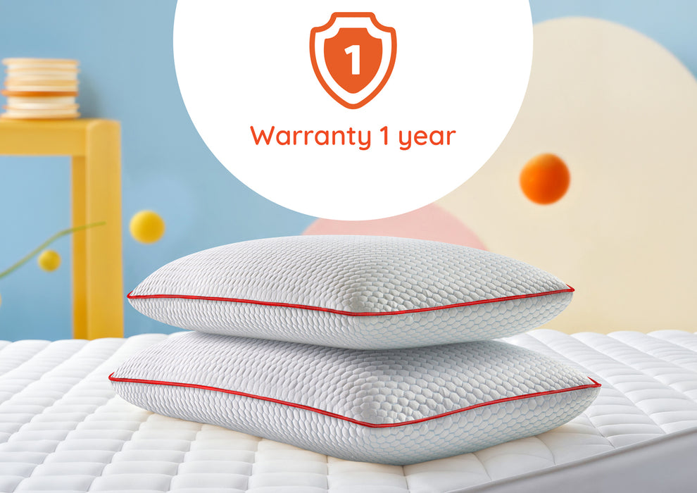 Sleepyhead Yawn 360 Soft Sense Cooling Gel Memory Foam Pillow ( 24 x 16 Inch | White )