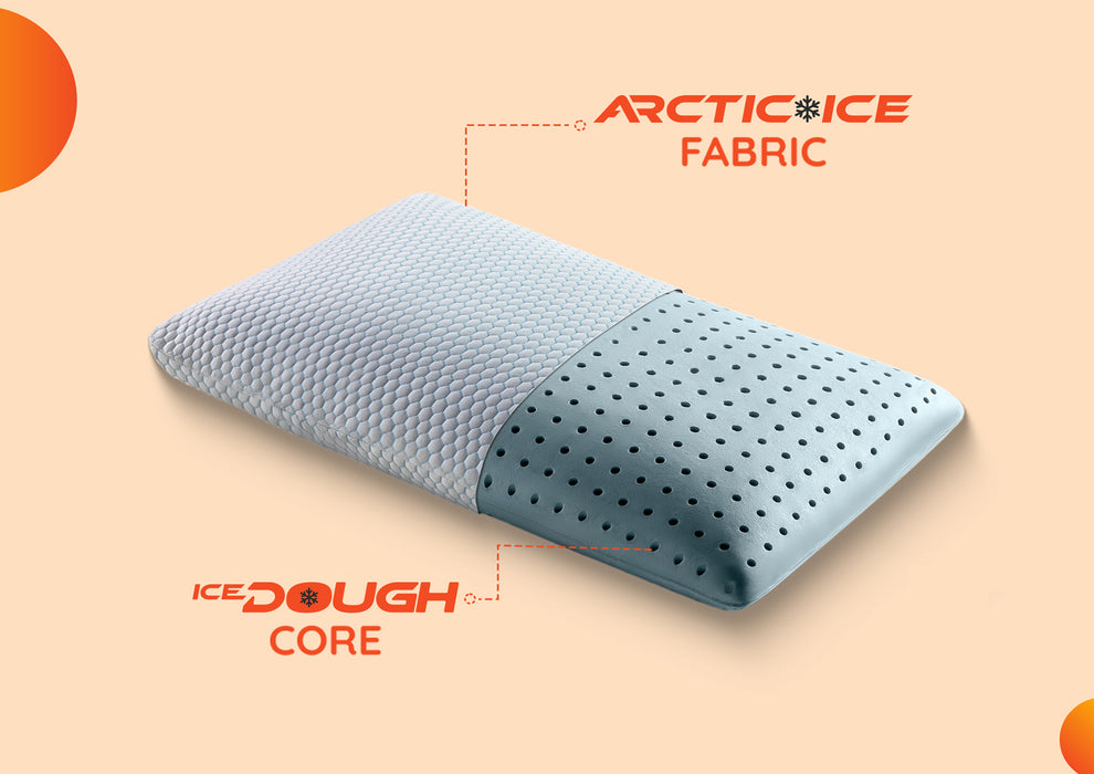 Sleepyhead Yawn 360 Soft Sense Cooling Gel Memory Foam Pillow ( 24 x 16 Inch | White )