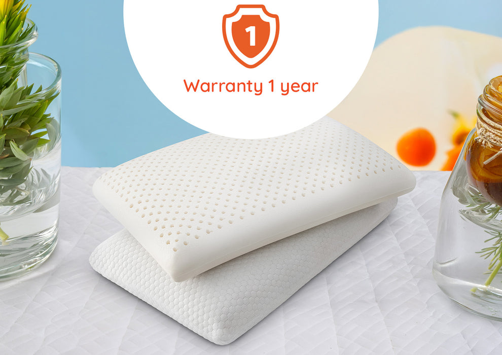 Sleepyhead Yawn Laxe Medium Pillow ( 21.5x13.5 Inch | White )