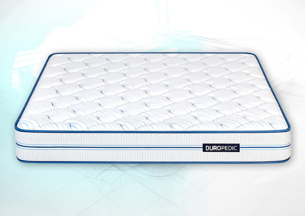 Duroflex Balance Plus -Doctor Recommended  | 5 Zone Dual Density Orthopedic Support layer |8 Inch Single Size, Euro Top Memory Foam Mattress