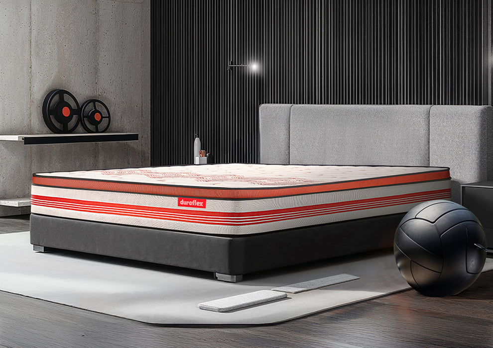 Duroflex - Boltt Plus 8 inch Bonnell Spring Queen Size Mattress