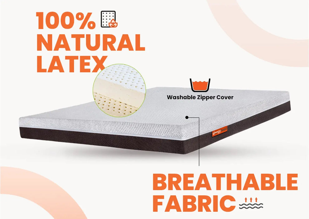 Sleepyhead Laxe - 100% Natural Pincore Latex Single Sized Mattress