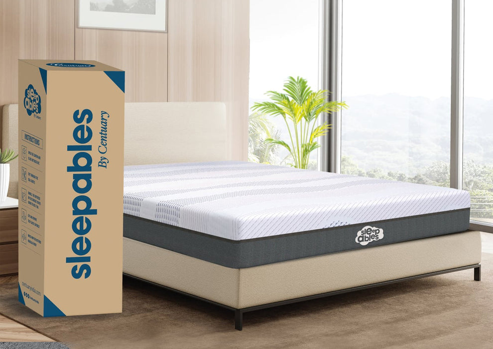 CENTUARY SLEEPABLES -  6 Inch Bonnell Spring Double Size Mattress with Antimicrobial Foam