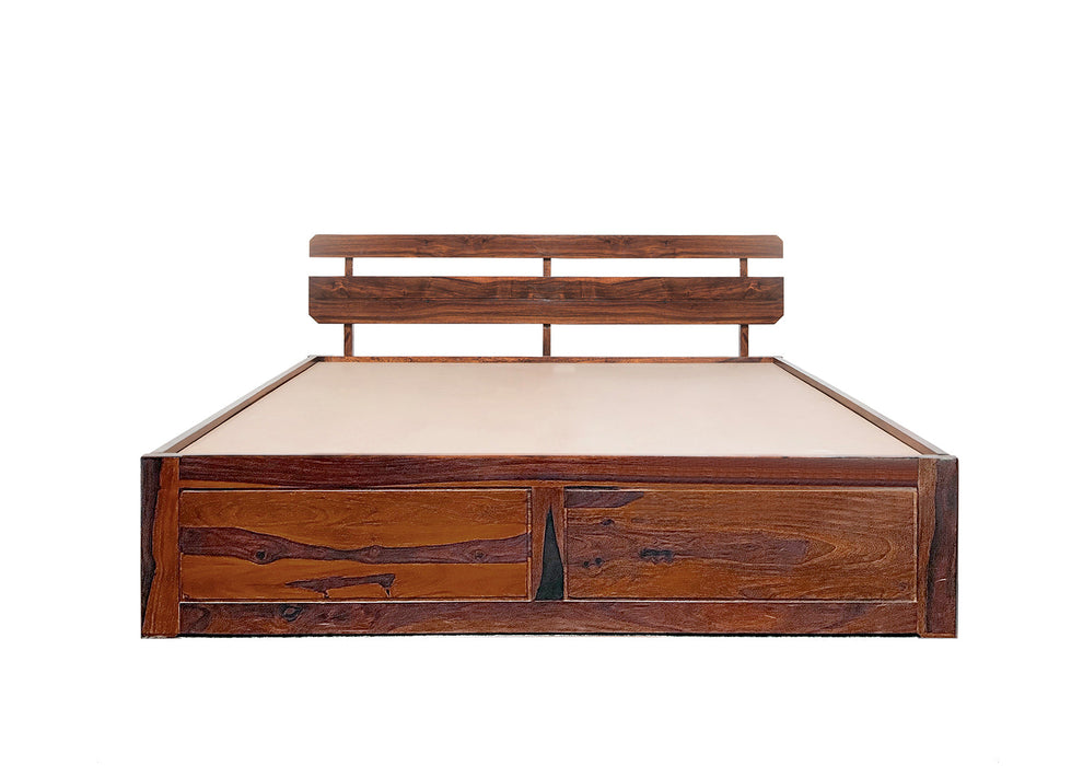 Duroflex Admire Sheesham Wood Bed With Storage