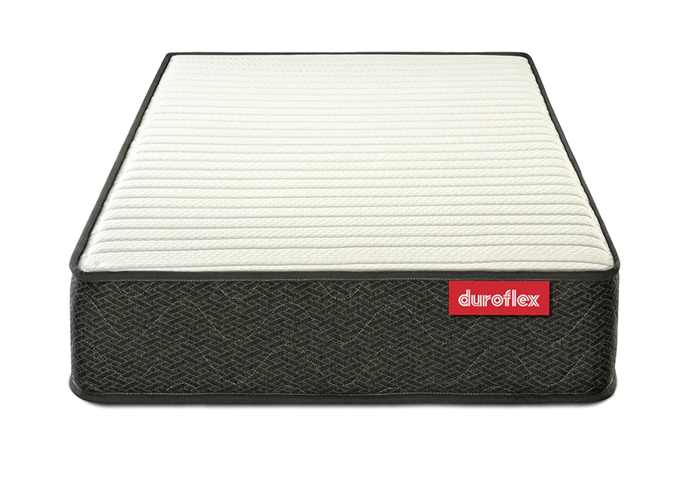 Duroflex LiveIn Bounce - 3 Zone Pocket Spring with HR Foam Hybrid Roll Pack Single Sized Mattress