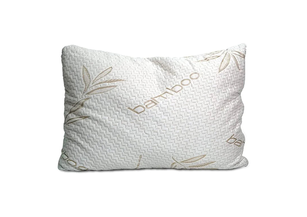 Sleepsia Bamboo Pillow Premium Pillows Memory Foam Pillow with Washable Pillow Case (Adjustable)