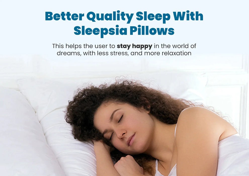 Sleepsia Hotel High Quality Pillow,  Pillow for Sleeping - Ultra Soft Bed Pillows for Side, Front and Back Sleepers, 24" X 16" (White, Pack of 4)