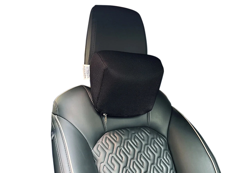 Sleepsia Memory Foam Car Headrest Cushion, Neck Rest Seat Pillow for Pain Relief, Balanced Softness