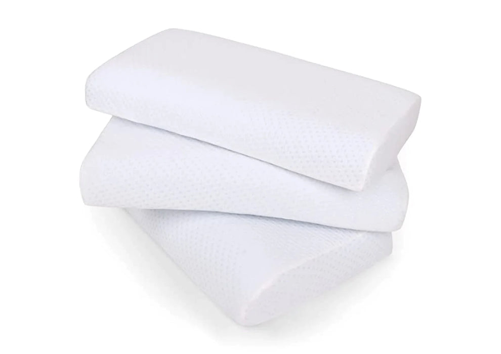 Sleepsia Memory Foam Pillow - Standard Cervical Orthopedic Pillow for Shoulder and Neck Pain (Standard, Pack of 2)