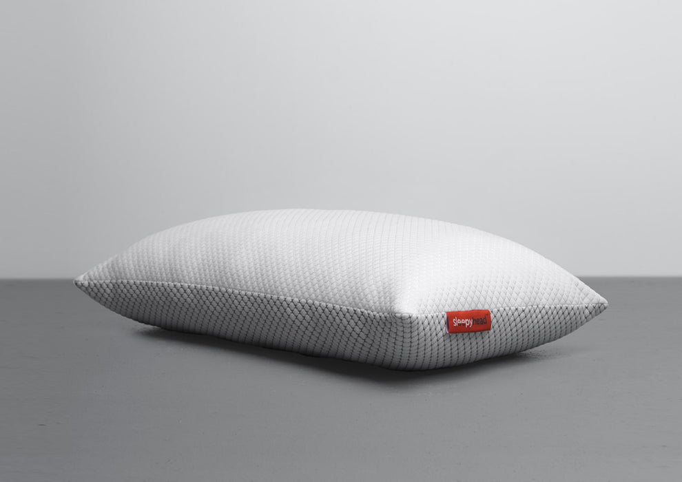 Sleepyhead Hollow Fiber Pillow, Grey & White -Set of 2